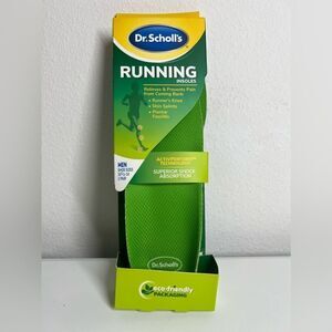 Dr. Schooll’s Running Insoles NWT Triple Zone Protection Size 10 1/2 - 14